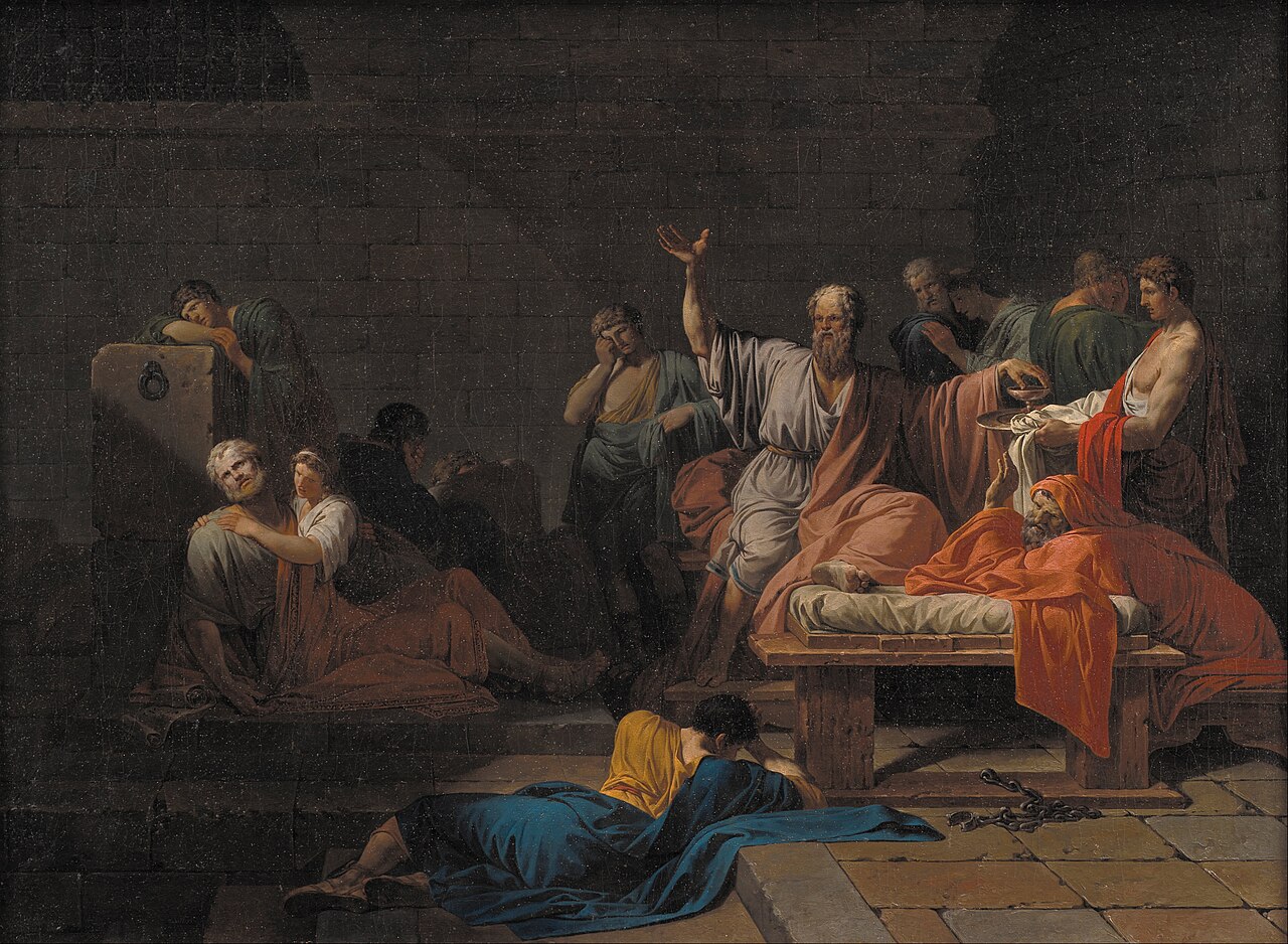 The Death of Socrates by Jean-François Pierre Peyron