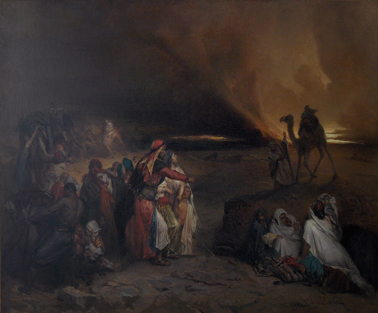 The Simoon, souvenir of Syria by Jean-François Portaels
