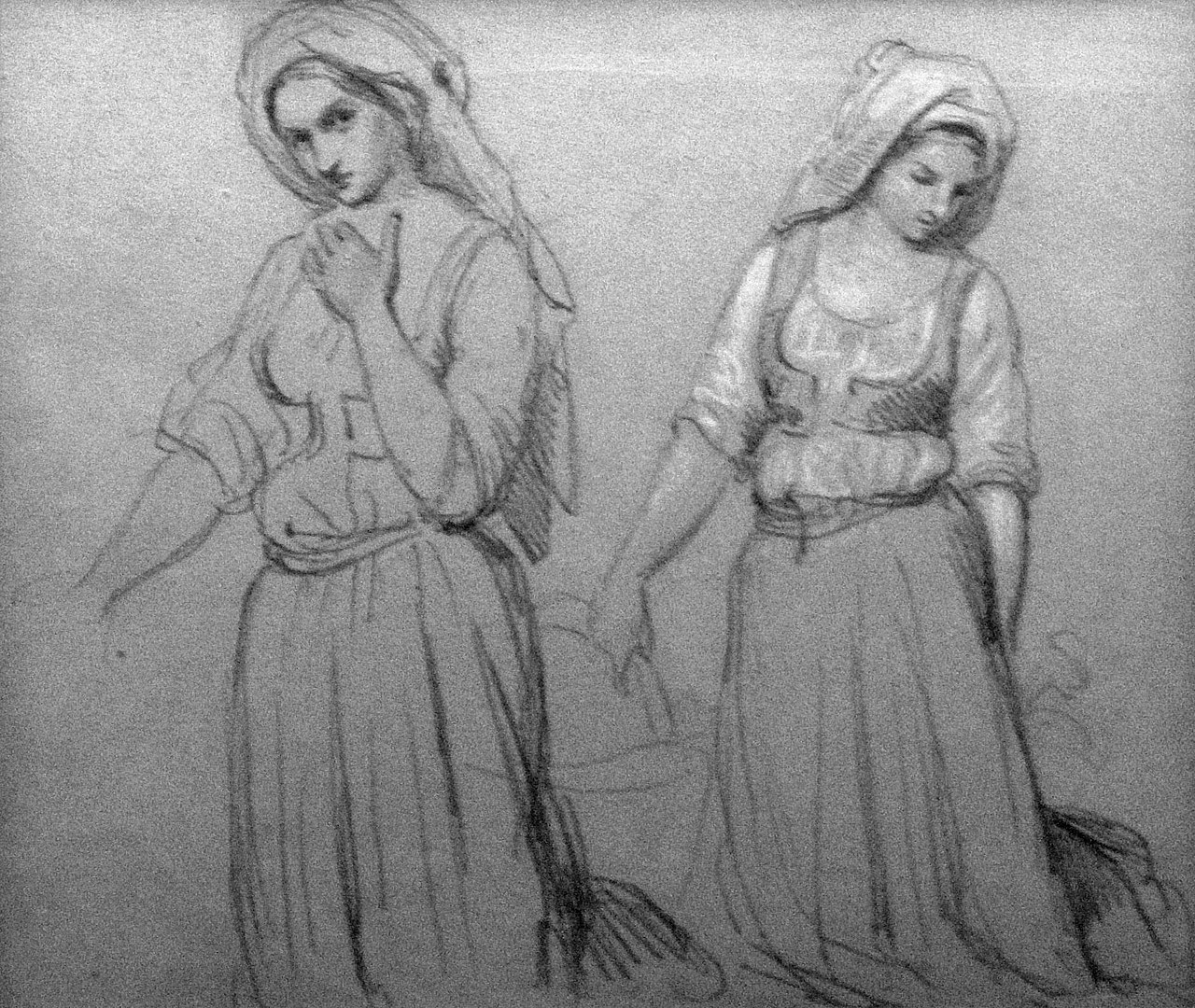 Young Italian woman by Jean-François Portaels