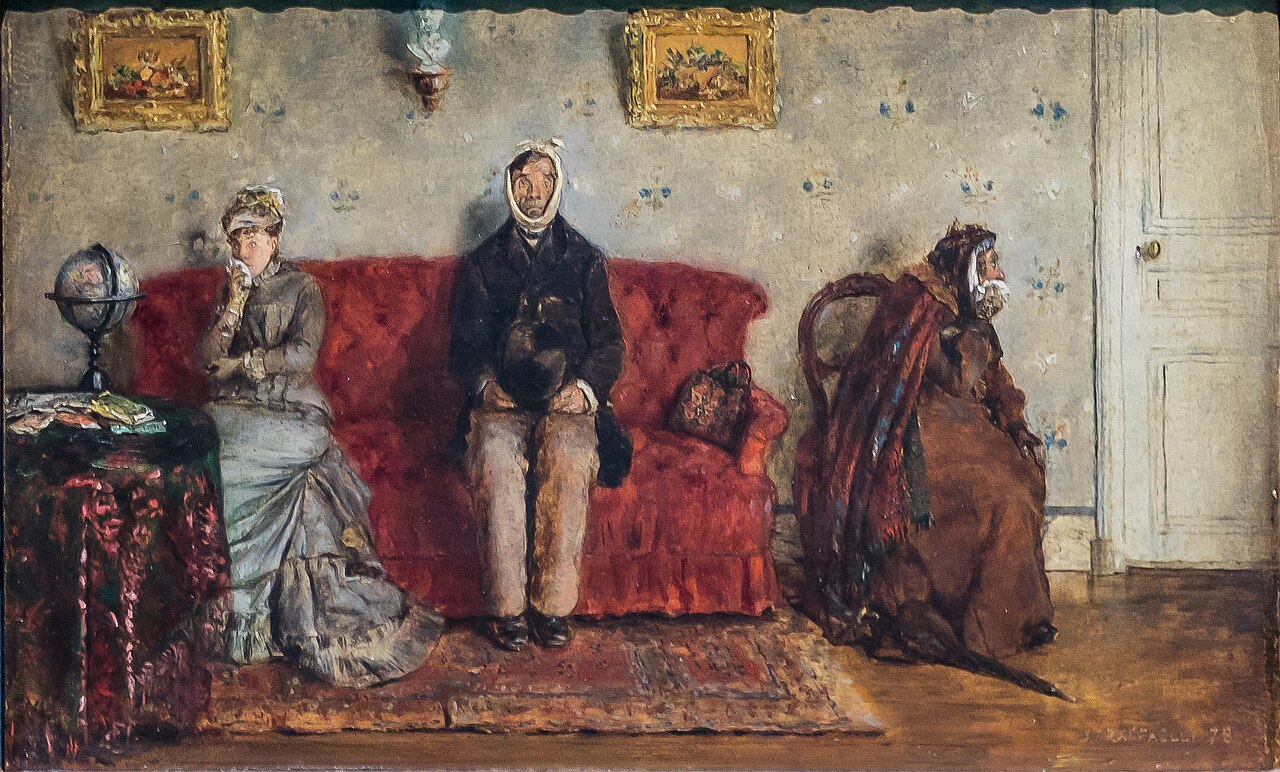 At the Dentist by Jean-François Raffaëlli
