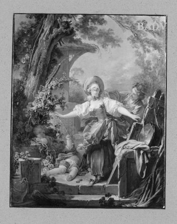Blind Man's Bluff by Jean-Honoré Fragonard