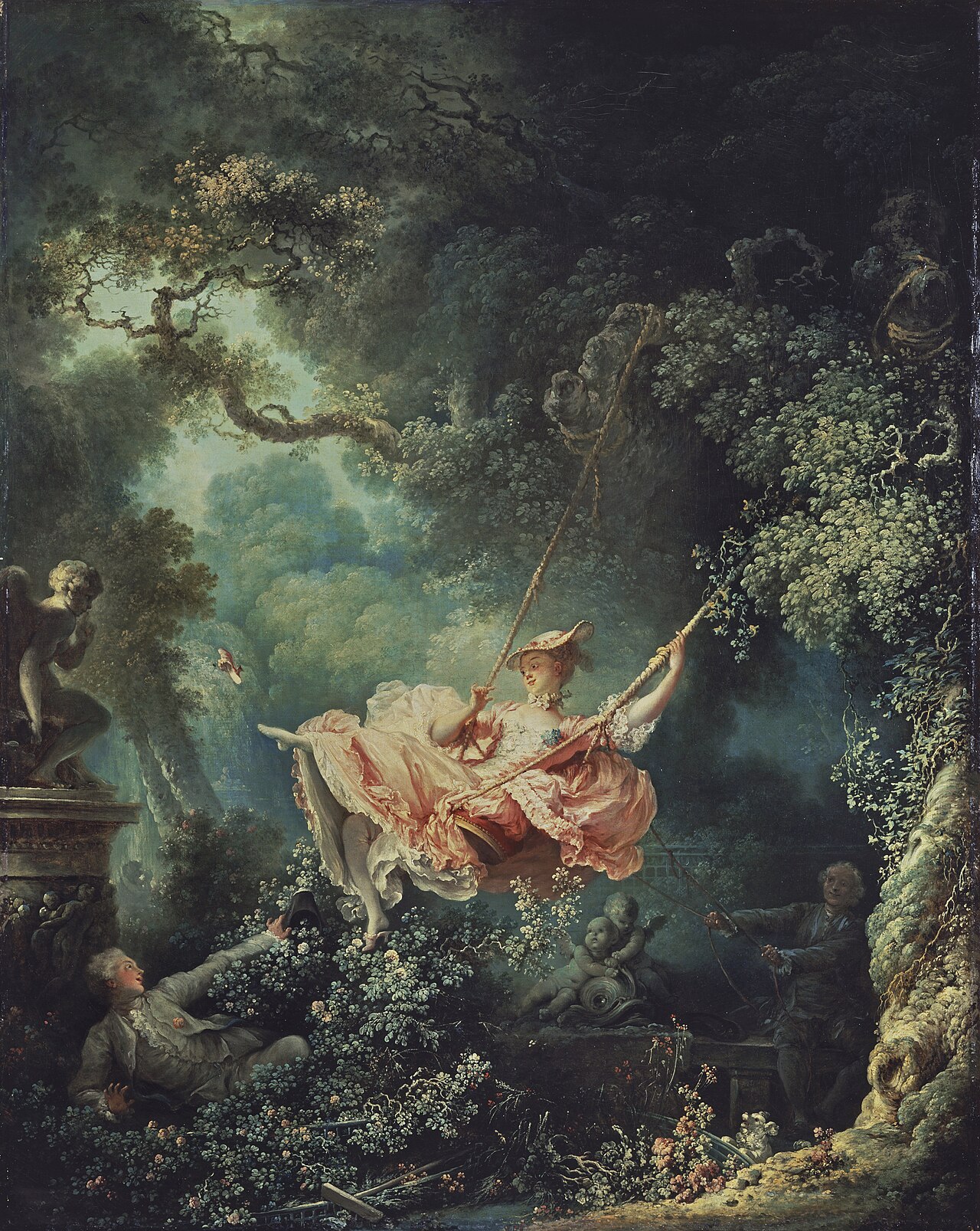 The Swing by Jean-Honoré Fragonard