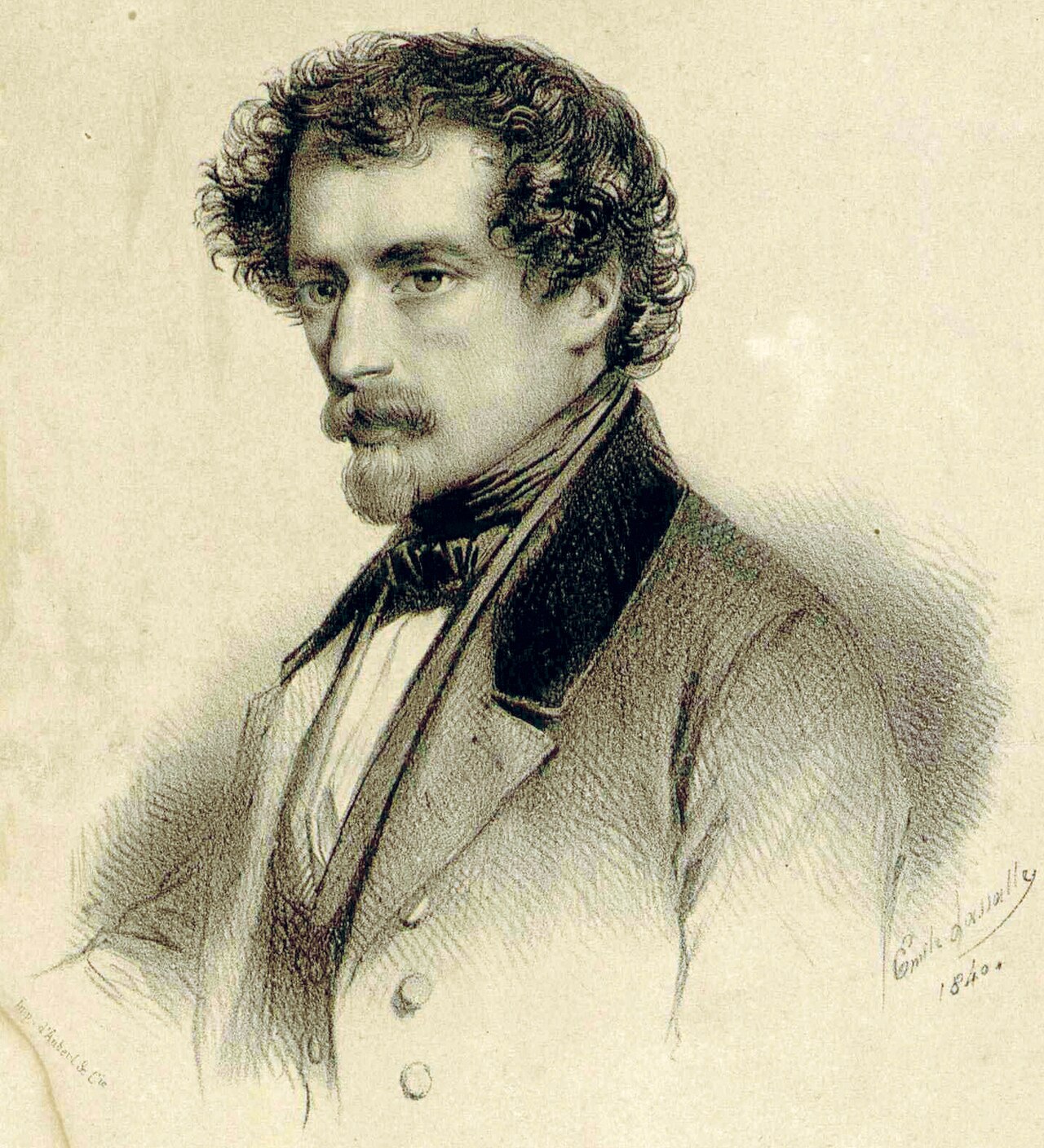 Portrait of Jean Ignace Isidore Gérard Grandville