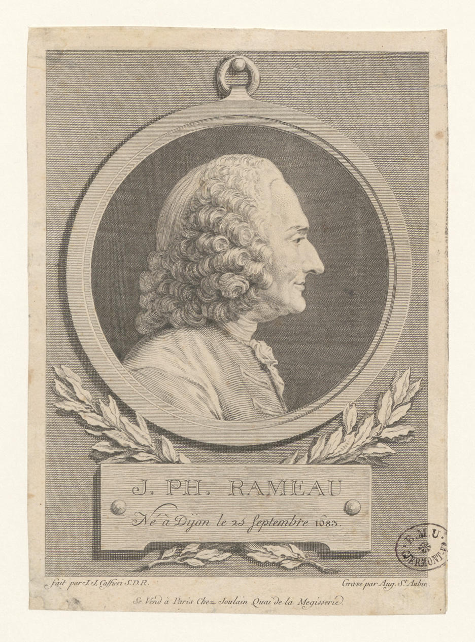 J. Ph. Rameau : Né à Dijon le 25 Septembre 1683 BOYER 2225 by Jean-Jacques Caffieri