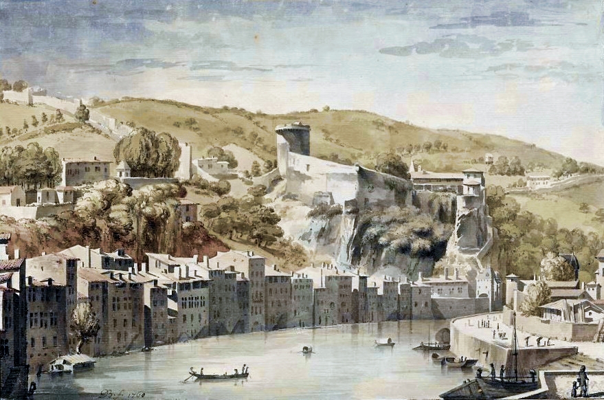 View of Lyon. by Jean-Jacques de Boissieu