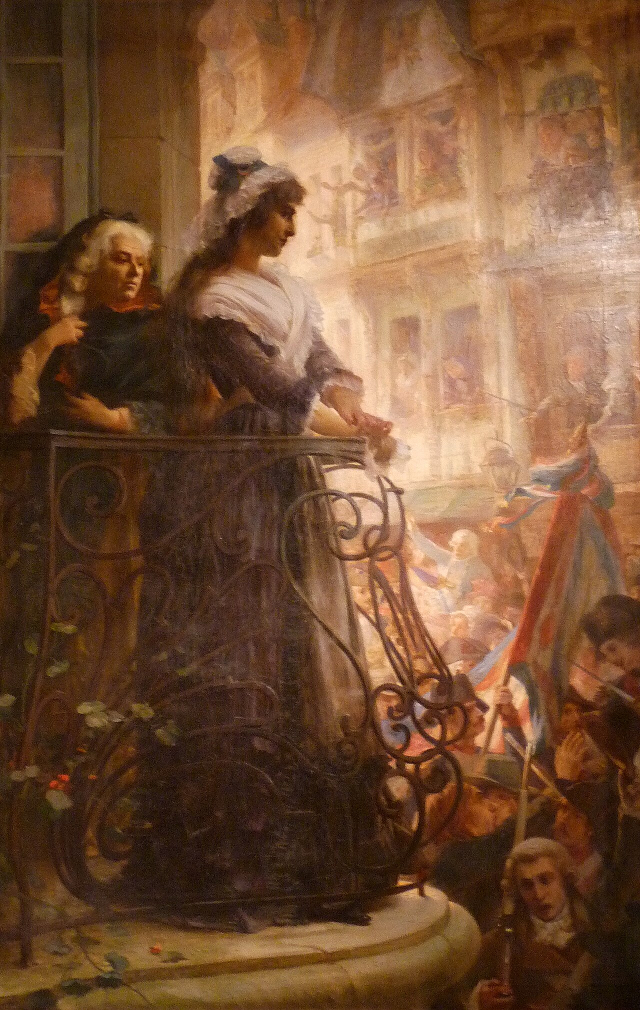 Charlotte Corday à Caen by Jean-Jacques Scherrer