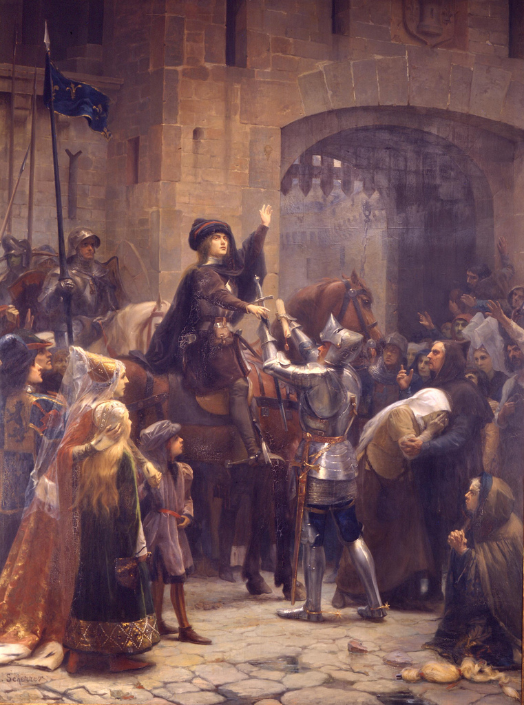 The Departure of Jeanne d'Arc by Jean-Jacques Scherrer