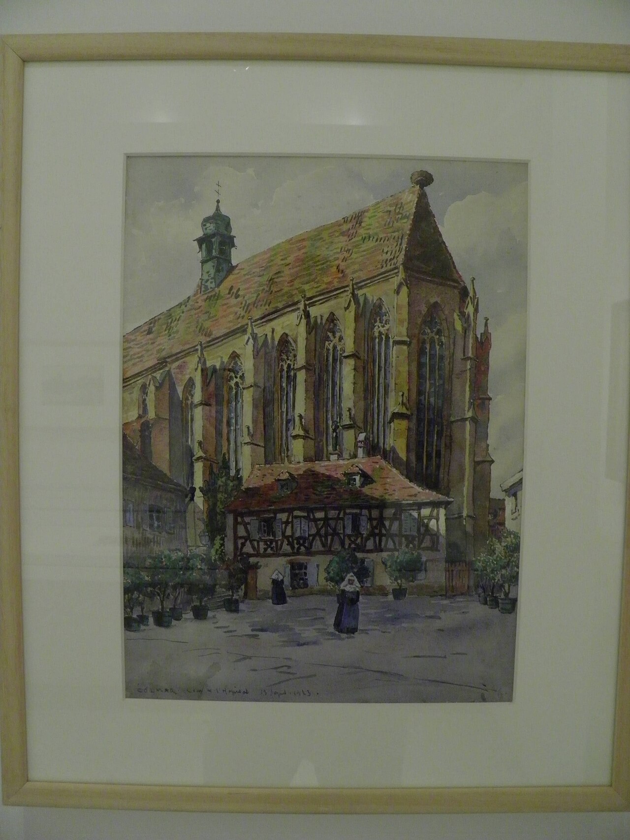 Hansi - Colmar, cour de l'hôpital by Jean-Jacques Waltz