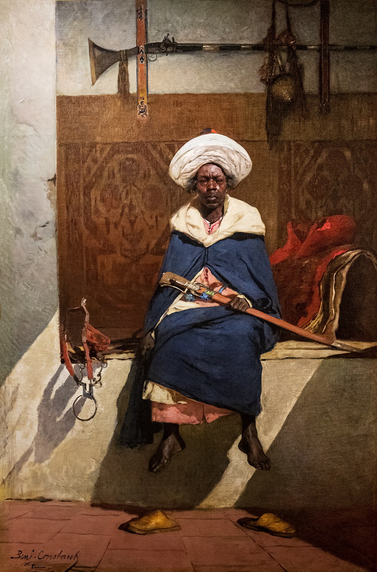 Benjamin-Constant - Le caïd marocain Tahamy by Jean-Joseph Benjamin-Constant