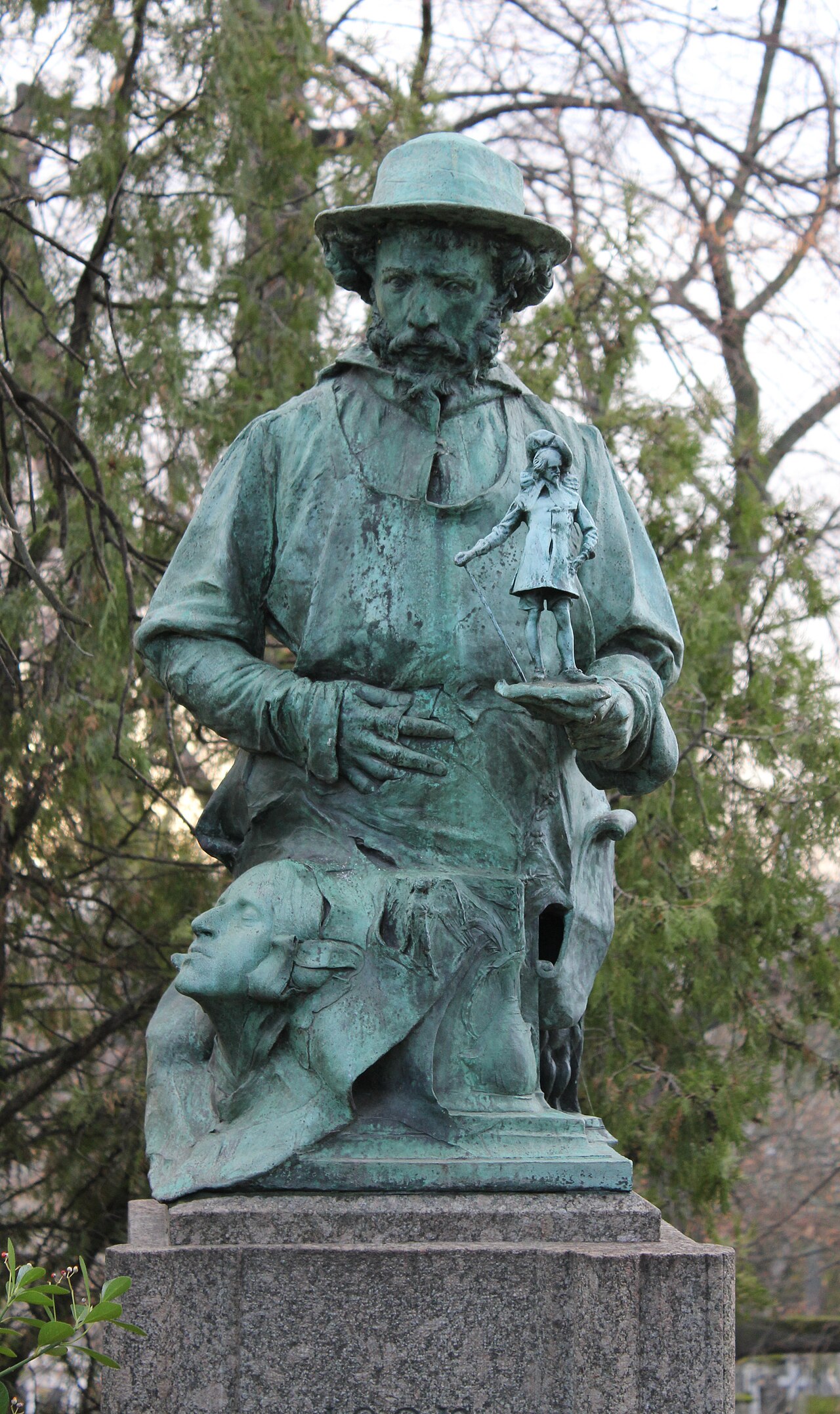 Grave of Carriès by Jean-Joseph Carriès