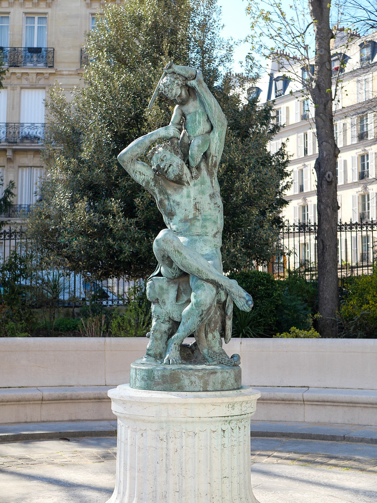 Bacchus' Childhood by Jean-Joseph Perraud