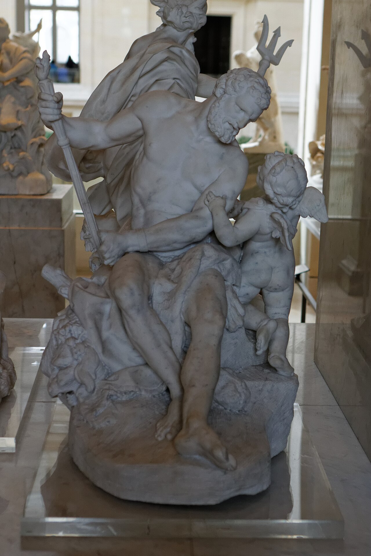Hercules chained by Cupid by Jean-Joseph Vinache