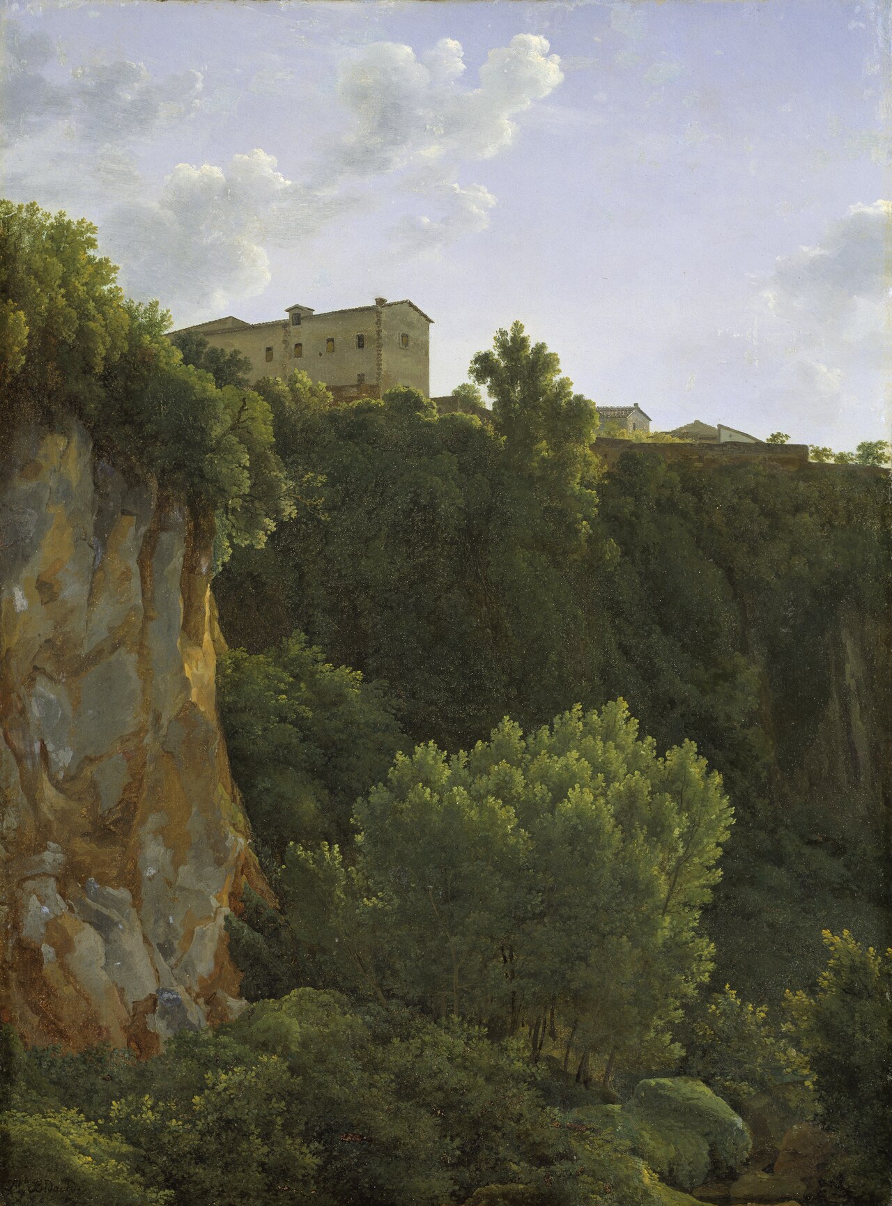 Gorge at Cività Castellana by Jean-Joseph-Xavier Bidauld