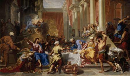 The Meal at Simons by Jean Jouvenet