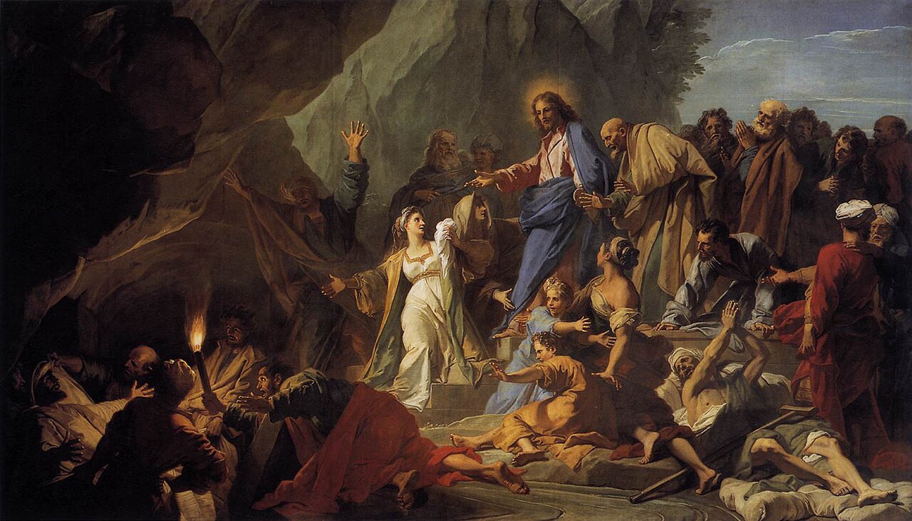 The Resurrection of Lazarus by Jean Jouvenet