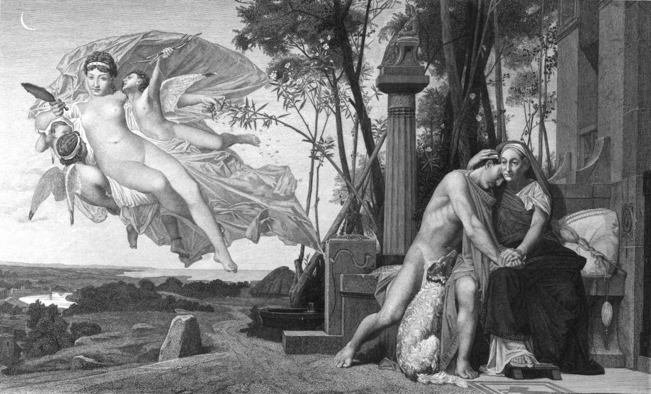 L'amour qui passe et l'amour qui reste by Jean-Jules-Antoine Lecomte du Nouÿ
