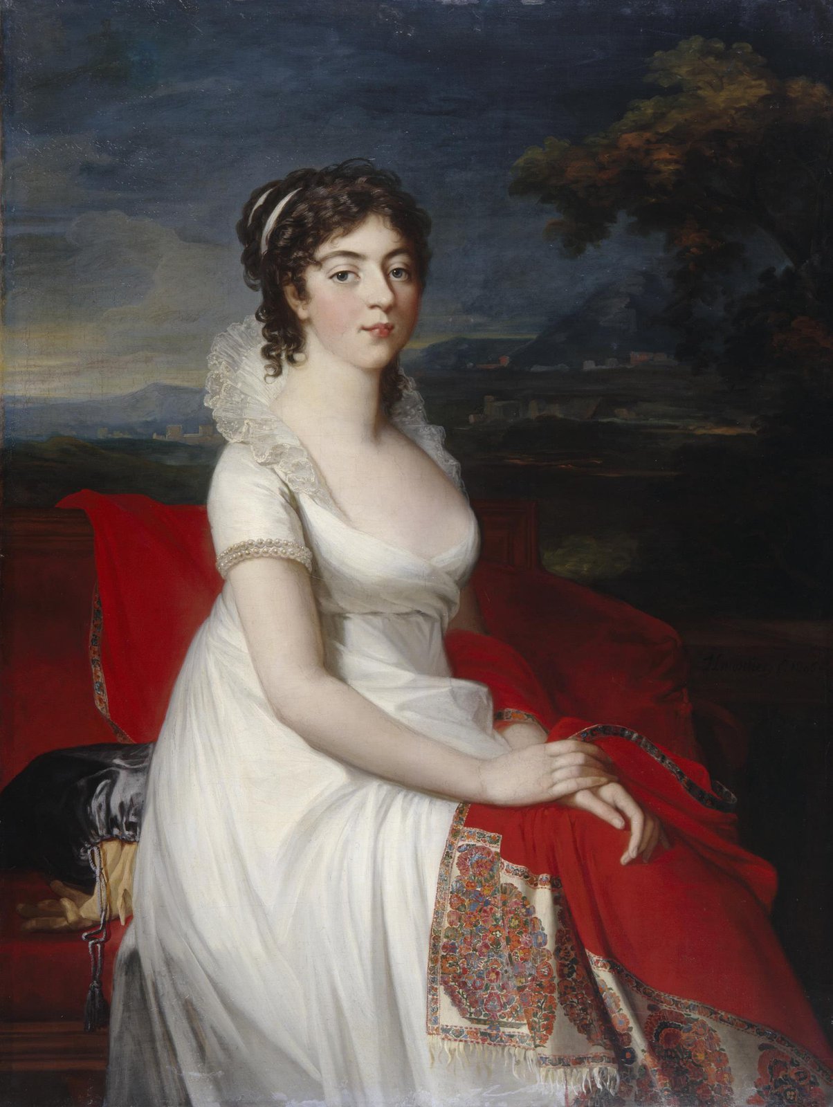 Princess Yelizaveta Shakhovskaya by Jean-Laurent Mosnier