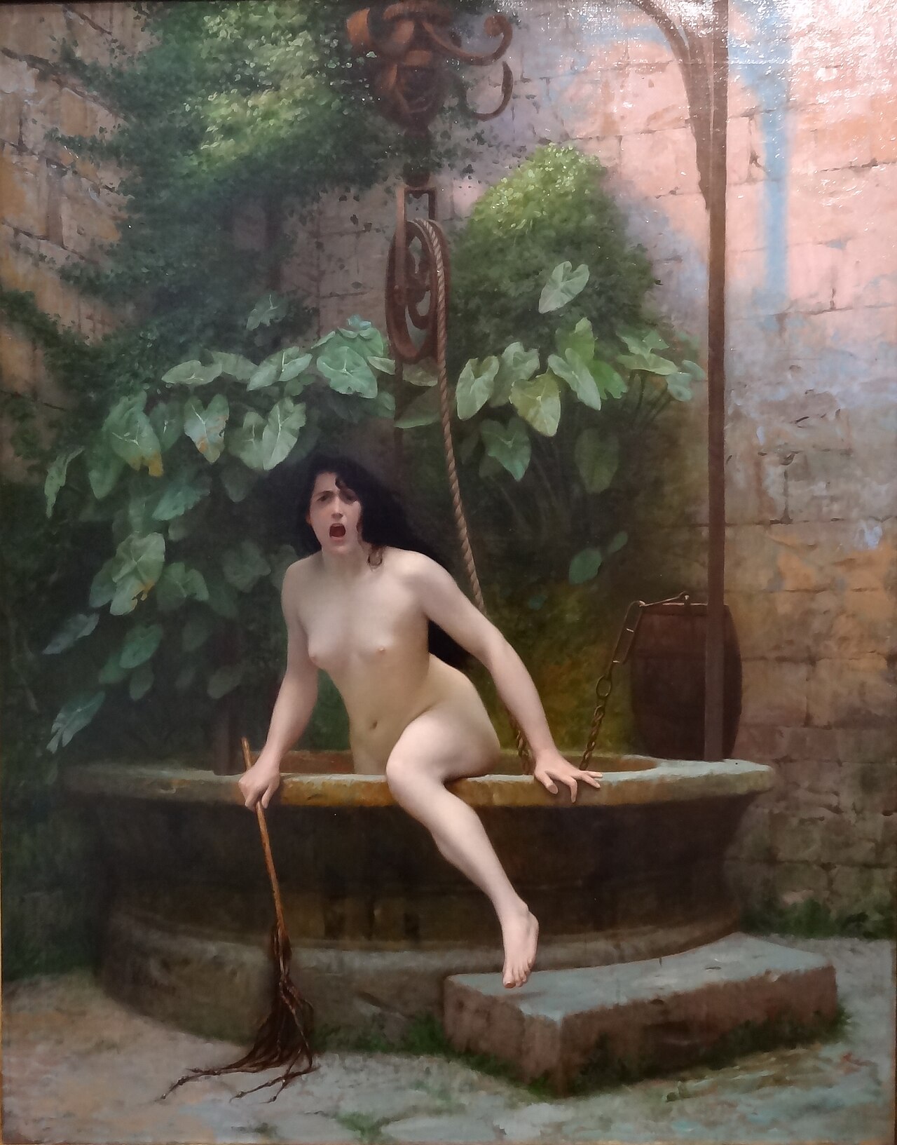 Truth Coming Out of Her Well by Jean-Léon Gérôme
