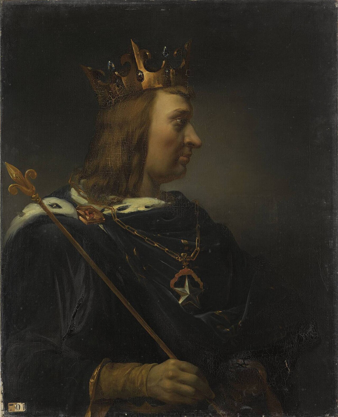 John II, called the Good, King of France (1319-1364) by Jean-Léonard Lugardon