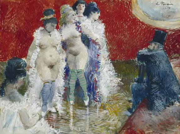 The Client by Jean-Louis Forain