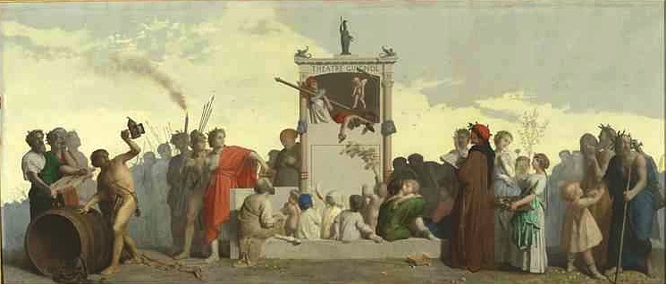 Comédie humaine by Jean-Louis Hamon