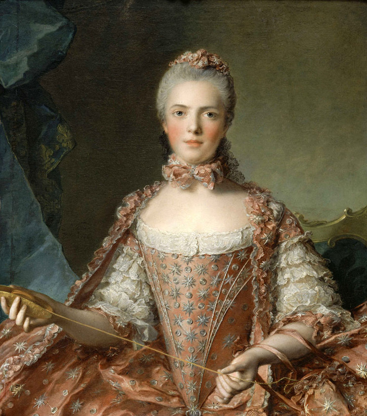 Adélaïde of France Tying Knots by Jean-Marc Nattier
