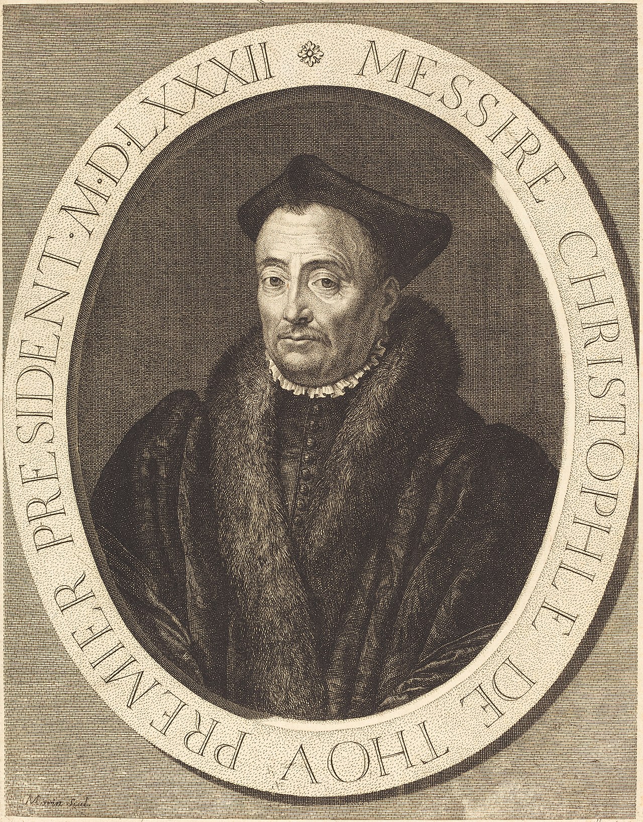 Christophe de Thou by Jean Morin