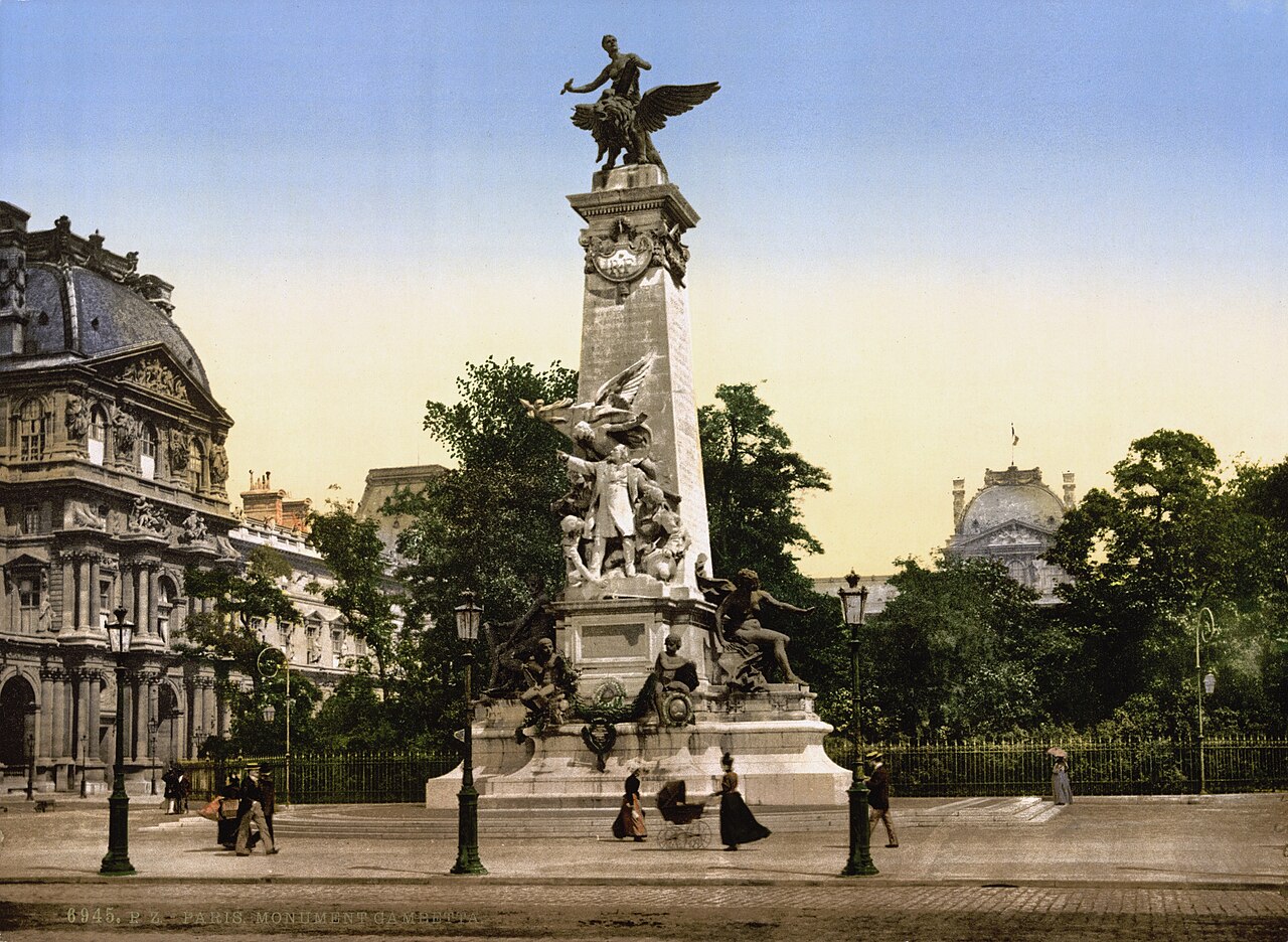 monument to Léon Gambetta by Jean-Paul Aubé