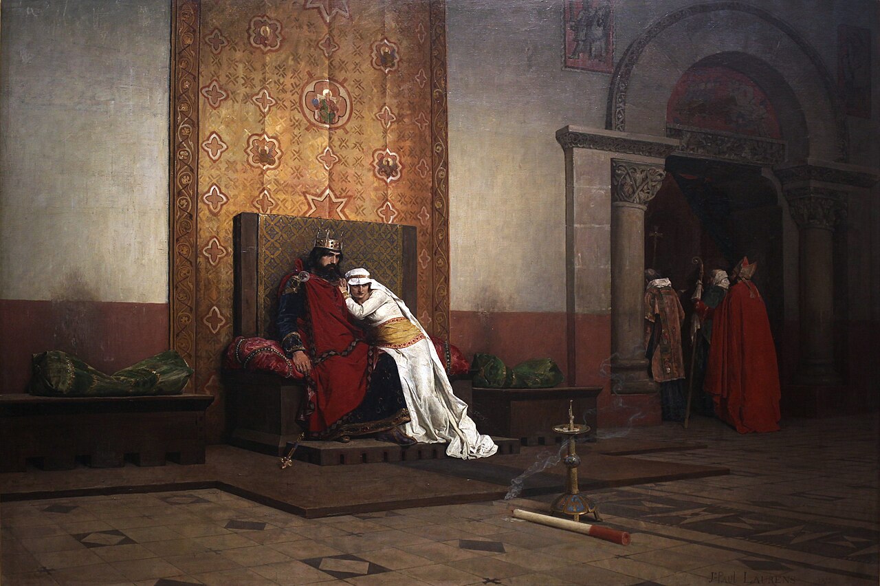 The Excommunication of Robert the Pious by Jean-Paul Laurens