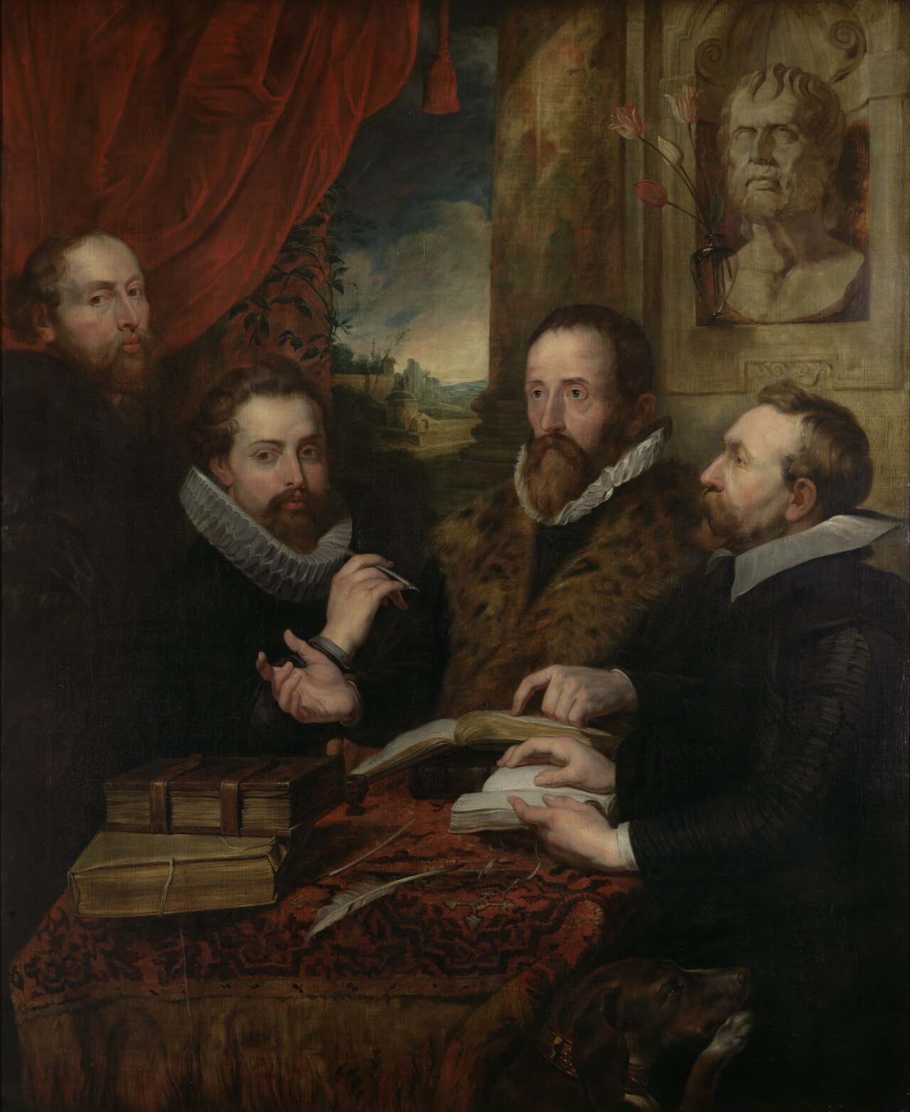 Four Philosophers by Jean-Pierre-Antoine Tassaert