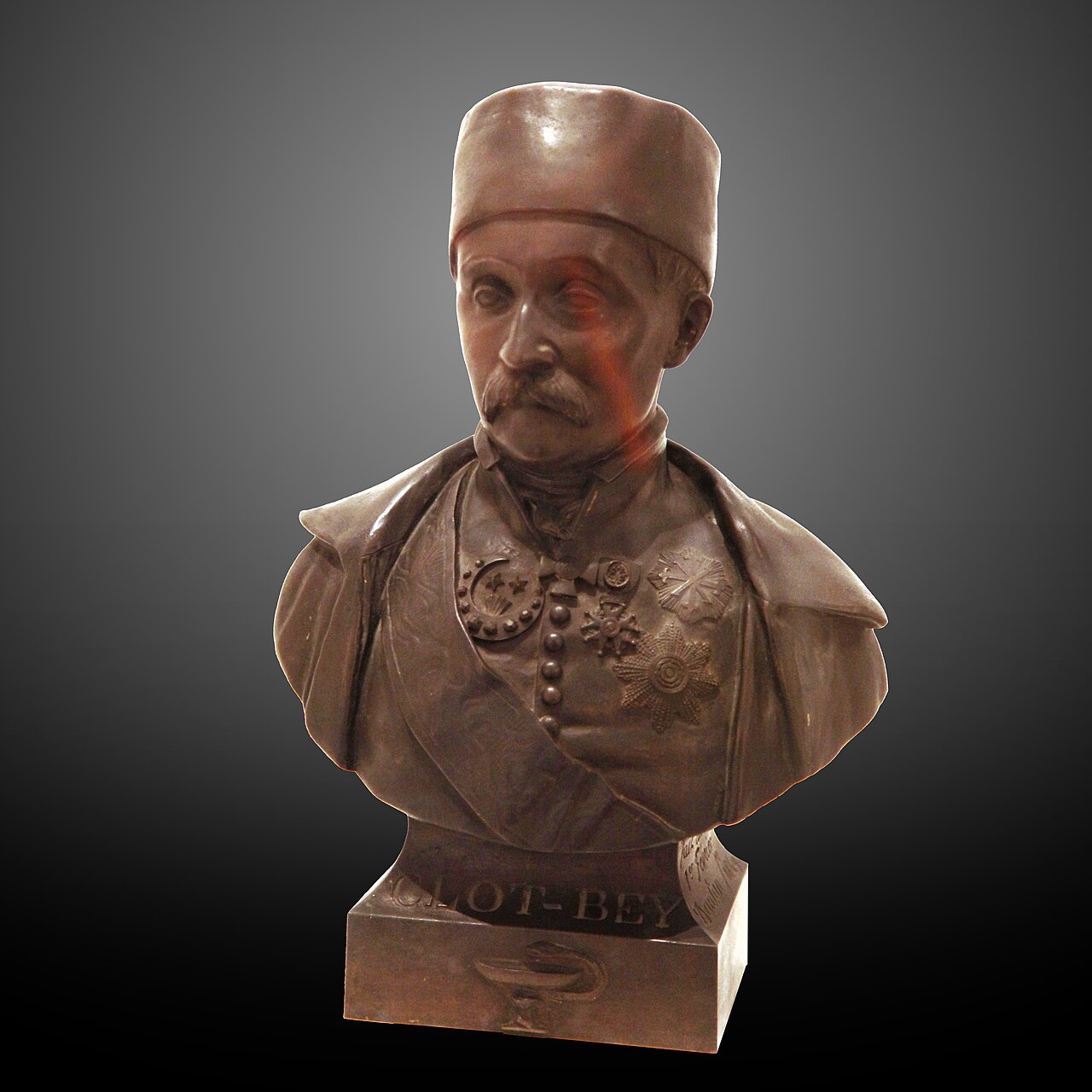 Bust of Clot-Bey by Jean-Pierre Dantan