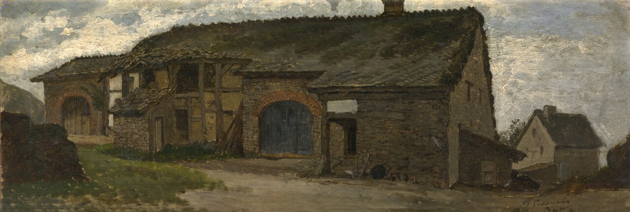 Farm in Rahier by Jean Pierre François Lamorinière