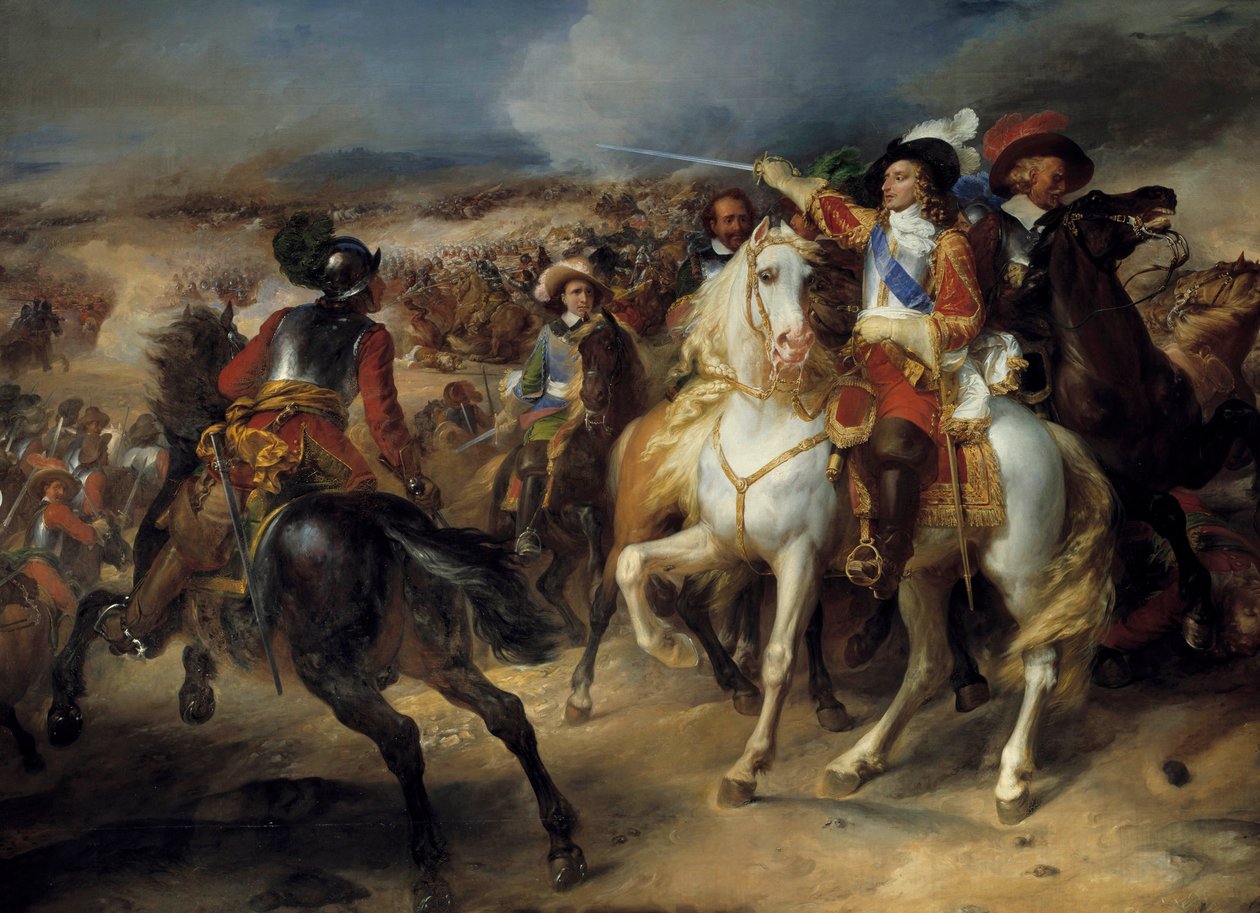Battle of Lens, August 20, 1648 by Jean-Pierre Franque