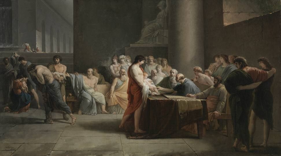 The Selection of Children in Sparta by Jean-Pierre Saint-Ours