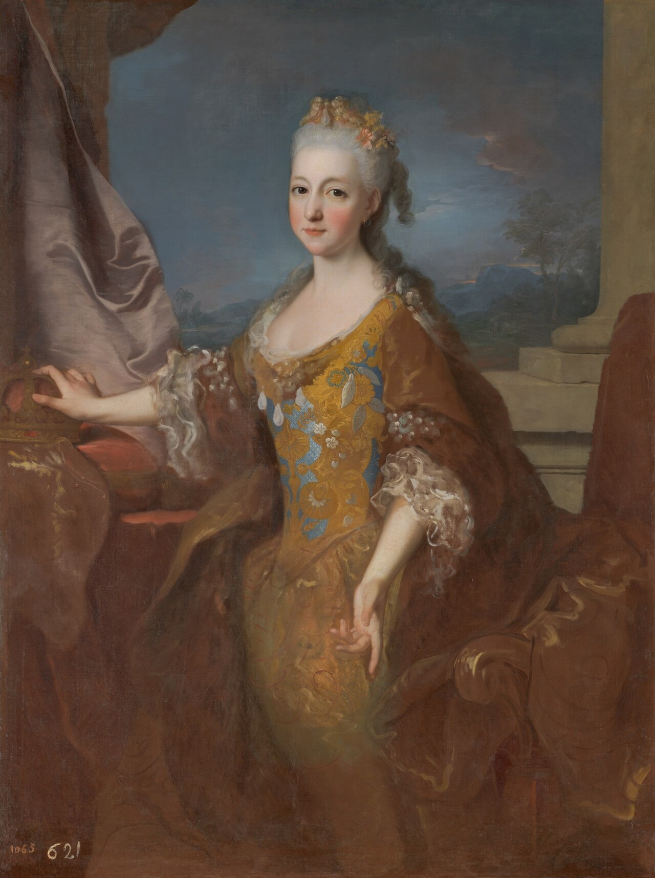Portrait of Louise Élisabeth d'Orléans, Queen of Spain (1709-1742) by Jean Ranc