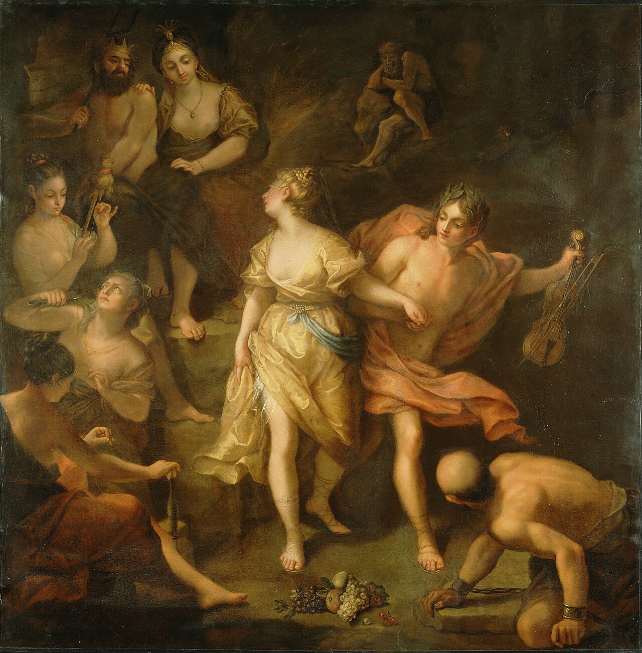 Orpheus and Eurydice by Jean Raoux