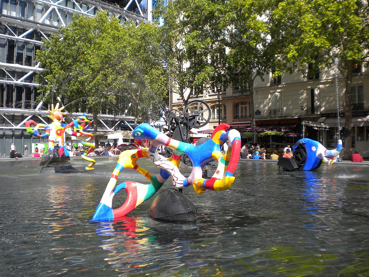 Stravinsky Fountain by Jean Tinguely