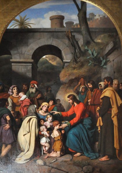 Christ and the children by Jean Victor Schnetz
