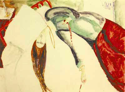 The suicide by Jeanne Hébuterne
