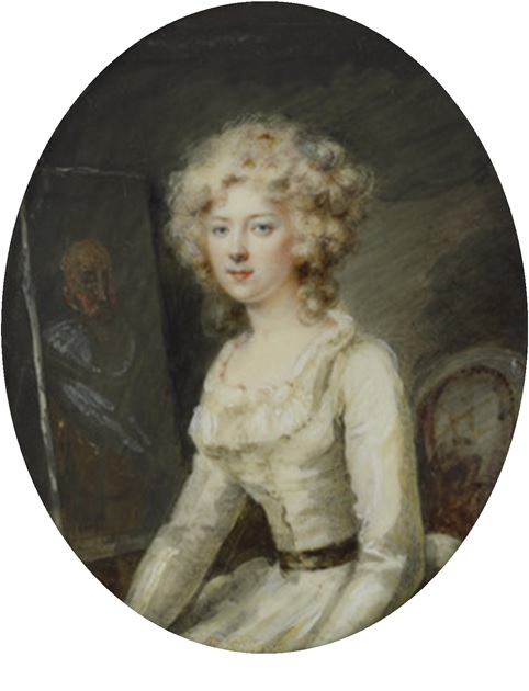 Portrait of Jeanne-Philiberte Ledoux