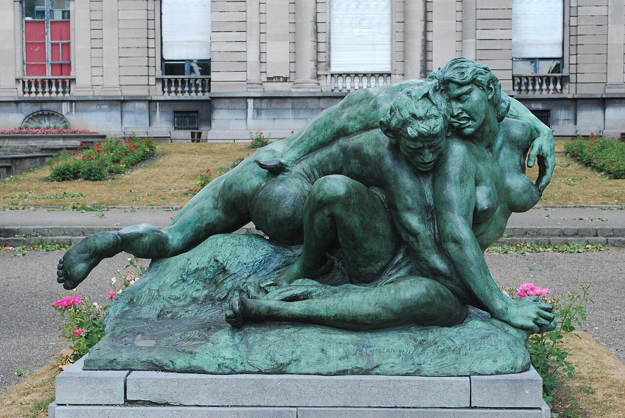 Le Faune mordu by Jef Lambeaux