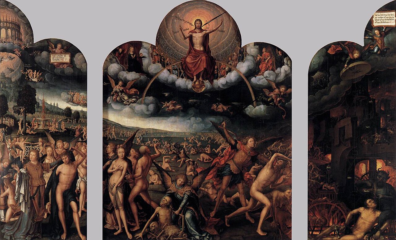 Triptych with the Last Judgement by Jehan Bellegambe