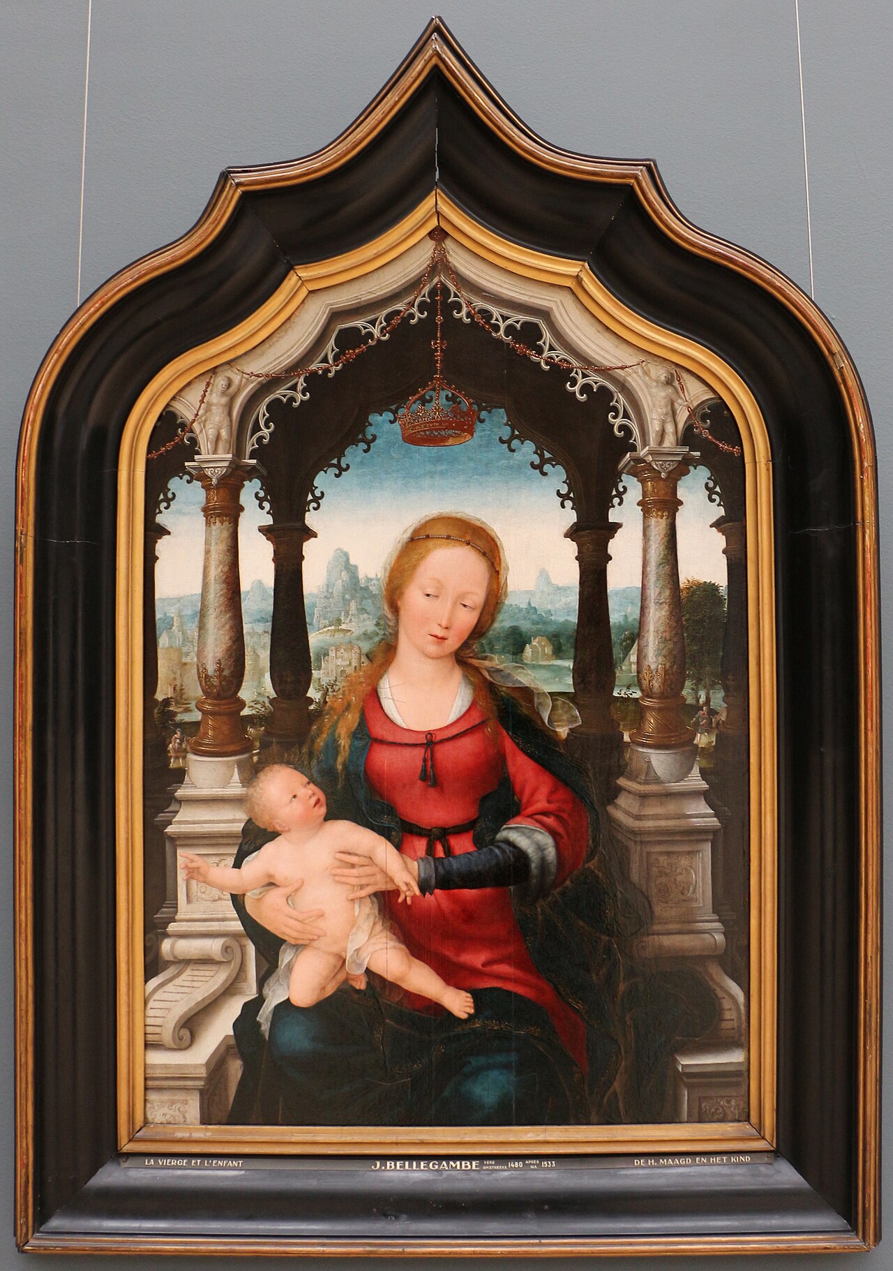Virgin and Child by Jehan Bellegambe