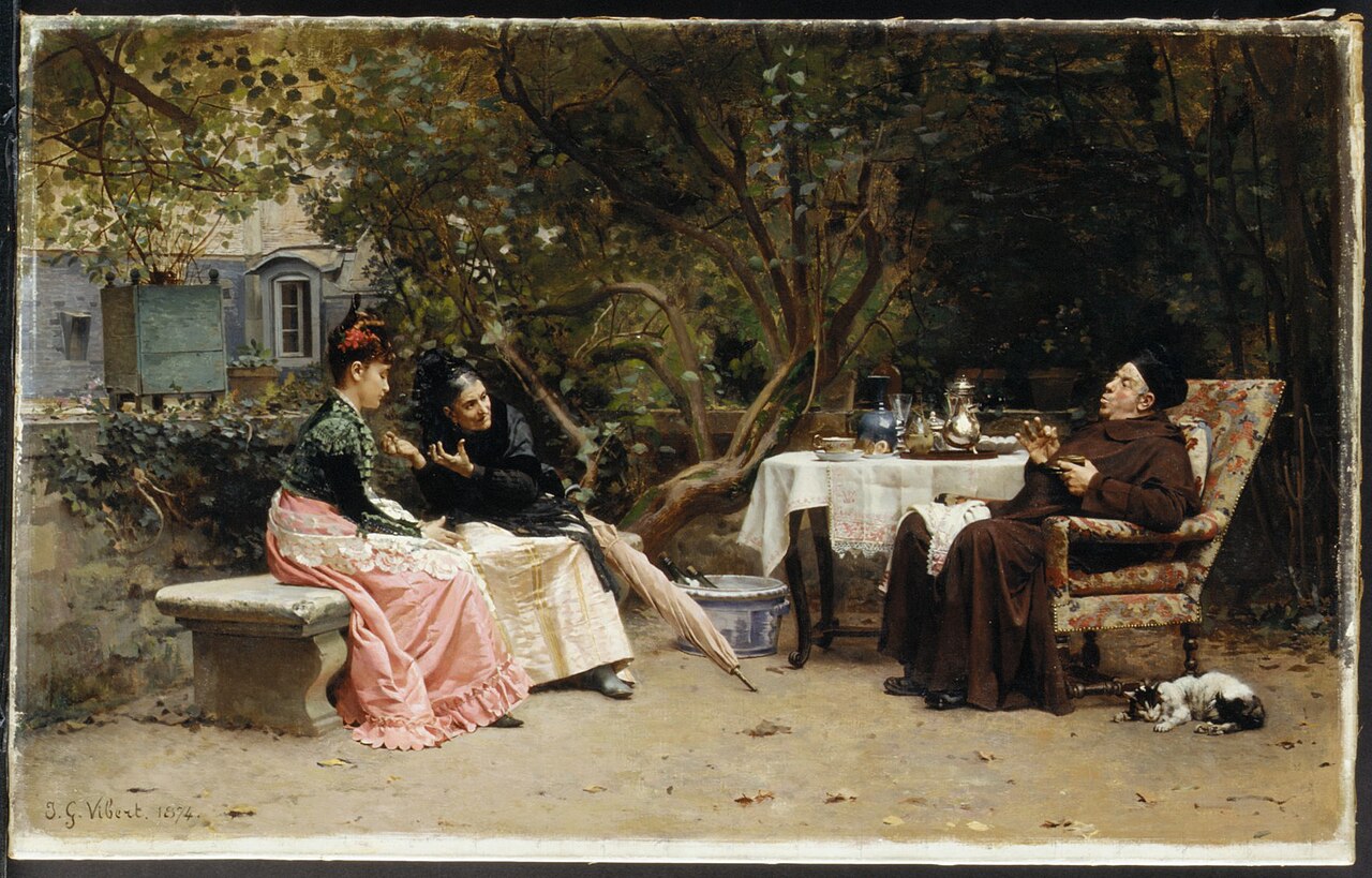 The Reprimand by Jehan Georges Vibert