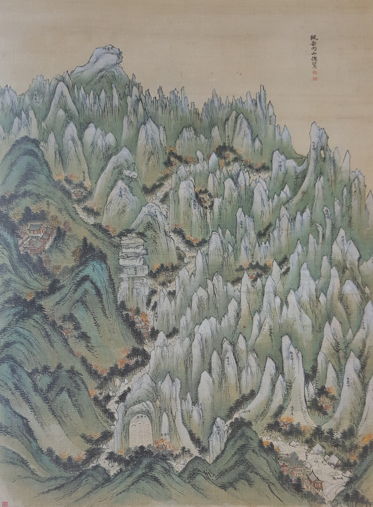 Geumgang in autumn by Jeong Seon
