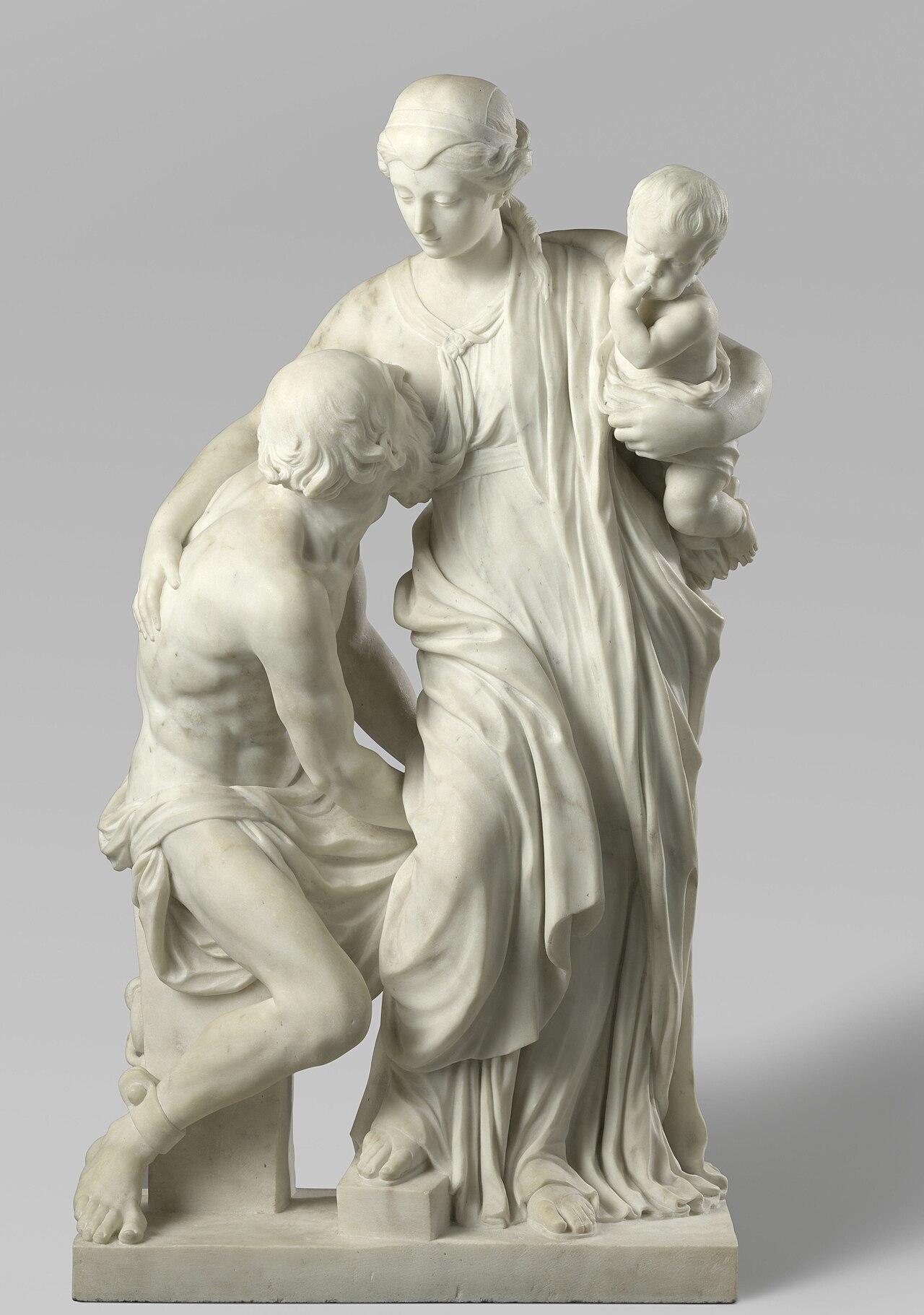 Cimon and Pero (Caritas Romana) by Jerôme Duquesnoy the Younger