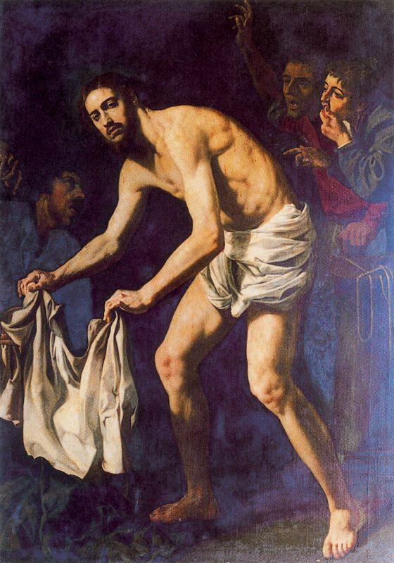 Christ gathering his robes by Jerónimo Jacinto de Espinosa