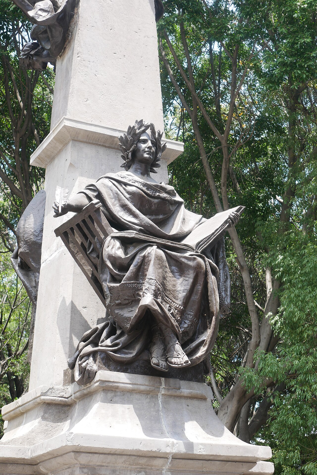 Allegory of the History by Jesús Fructuoso Contreras