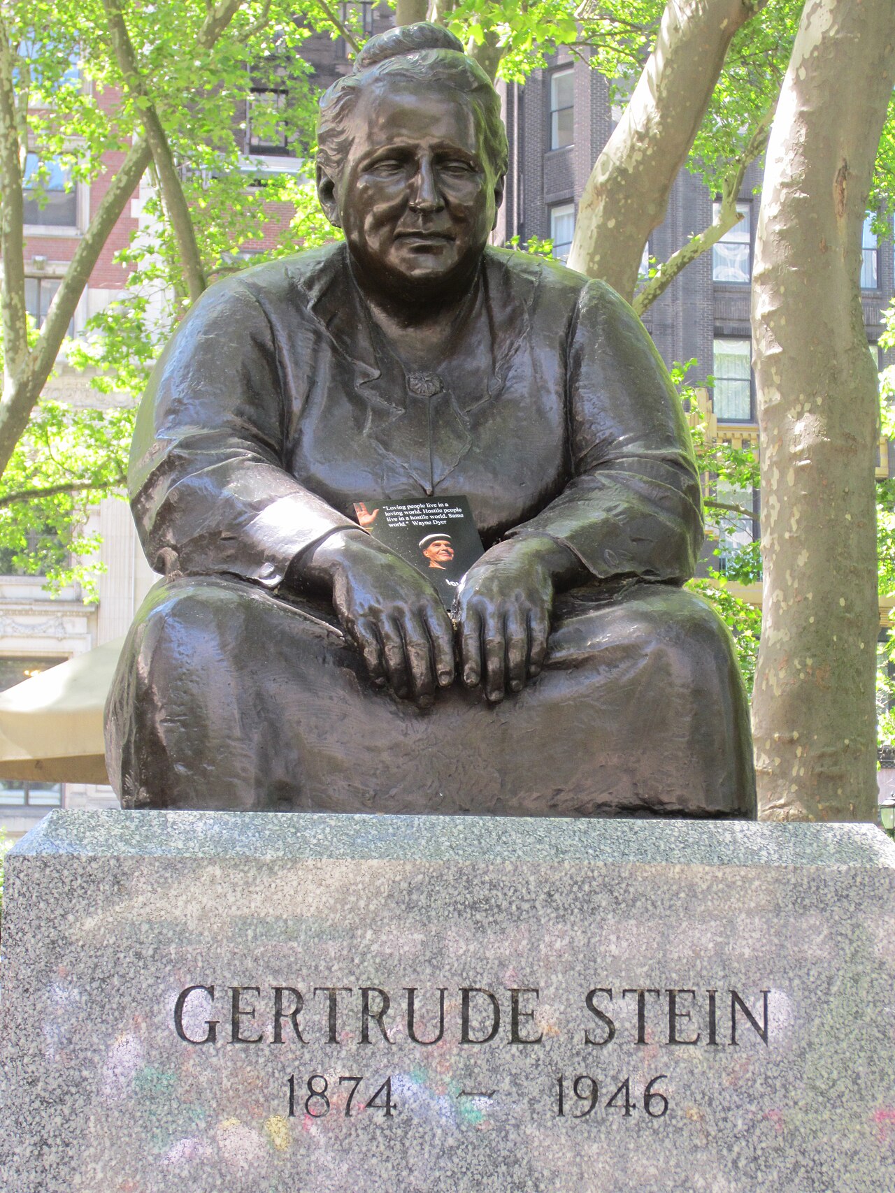 Gertrude Stein by Jo Davidson