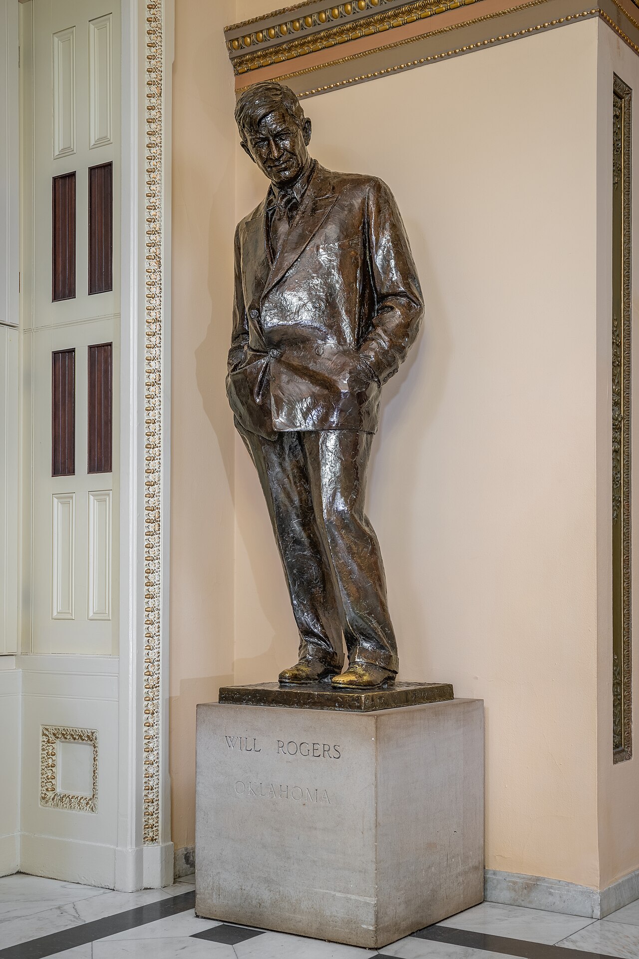 Will Rogers by Jo Davidson